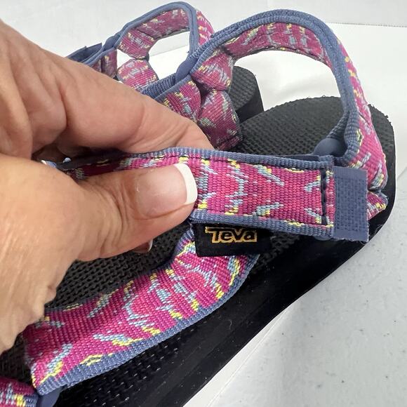 Teva Sandals Universal Midform Women 11 Triton Raspberry Ankle Strap Active Hike - Picture 5 of 9